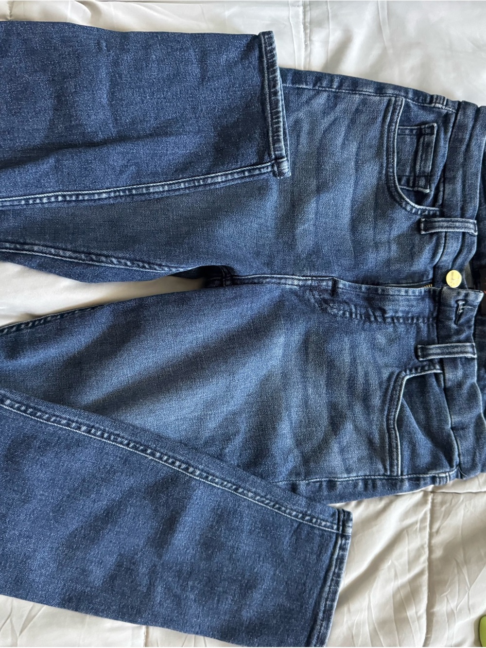 7 For All Mankind Dark Blue Skinny Anlkle Jeans Jen 7